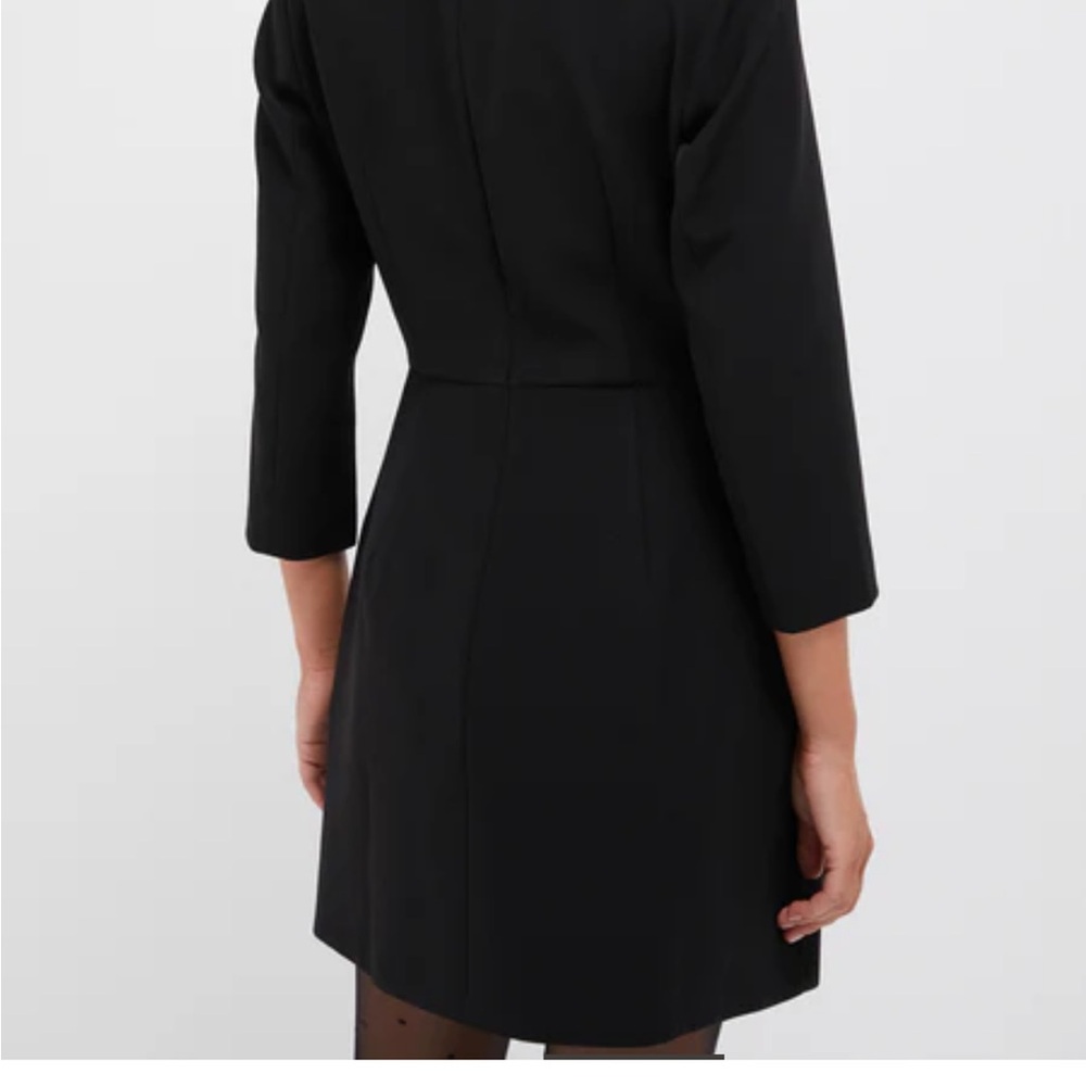 Tuckernuck Black Three-Quarter Sleeve Structured Mini Dress, NWOT - Picture 4 of 14